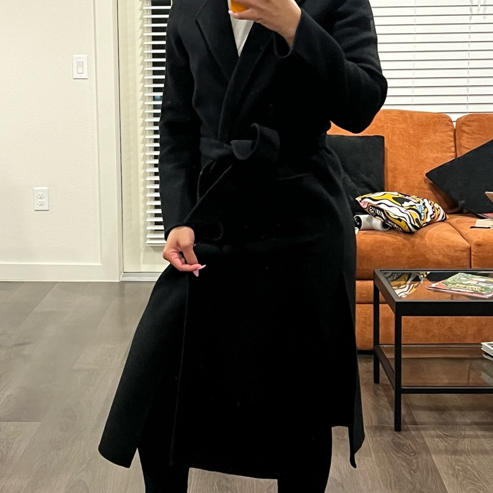 Long Wool & Cashmere Coat